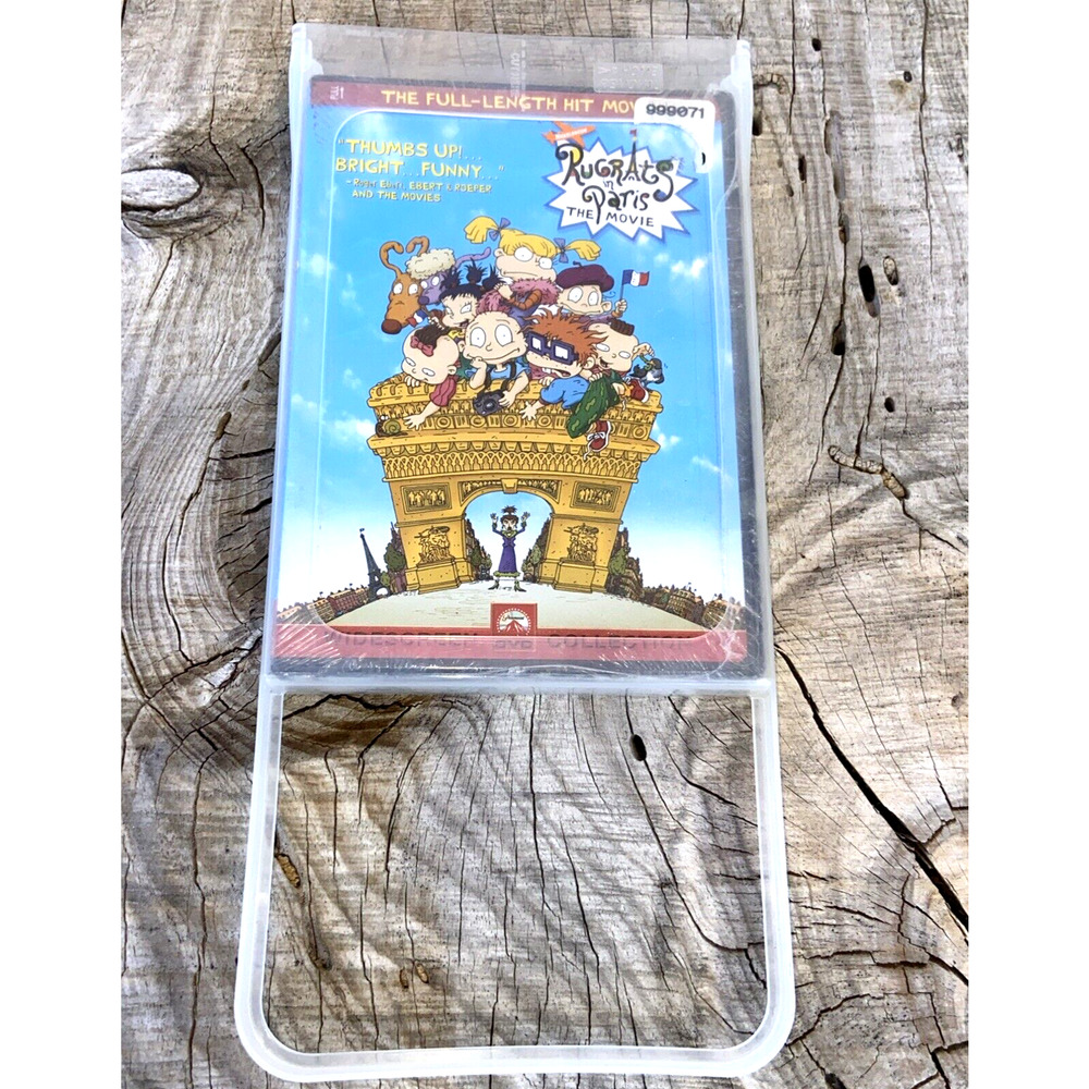 Rugrats In Paris The Movie DVD Brand New Sealed RARE Long Box Plastic Box PROP